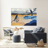 Currawongs at the Billabong, Limited Edition Signed Fine Art Print