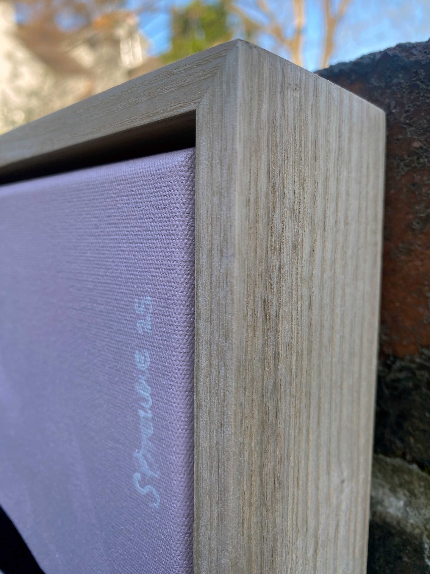 Floral Algorithm - Large Original Framed Painting on Canvas