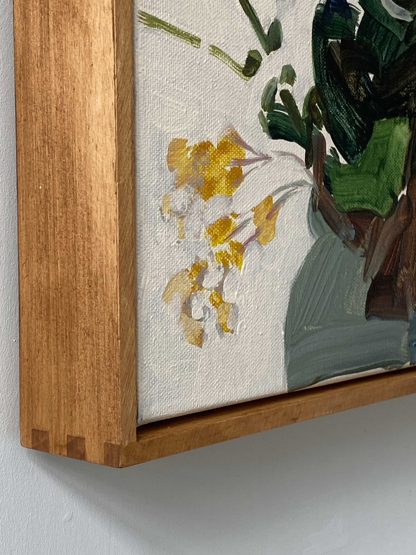 Forever Flowers - Original Framed Painting on Canvas