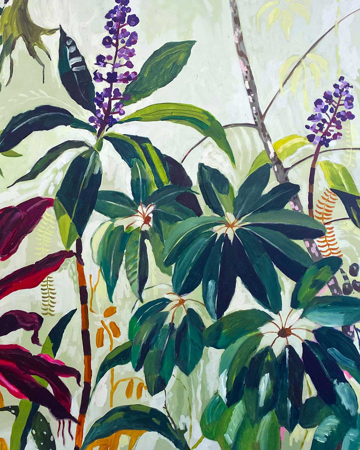 Guerrilla Garden - Original Framed Oil Painting on Canvas