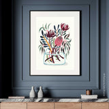 Mixed Native Flowers – Australian Botanical Fine Art Print (Signed, Limited Edition)
