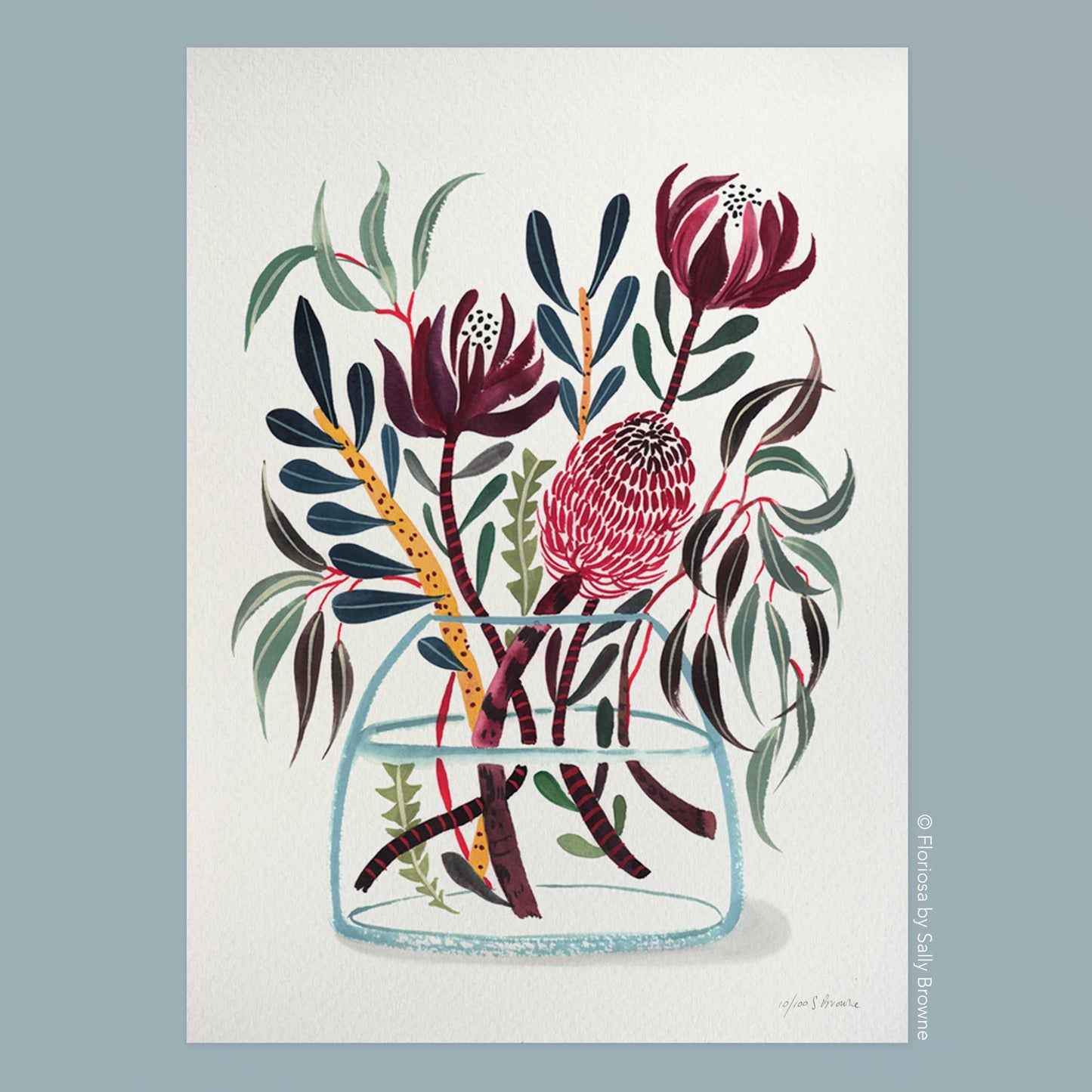 Mixed Natives in Glass - Limited Edition Print on Archival Paper