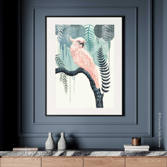 Pink Cockatoo Fairyfloss - Limited Edition Print on Archival Paper