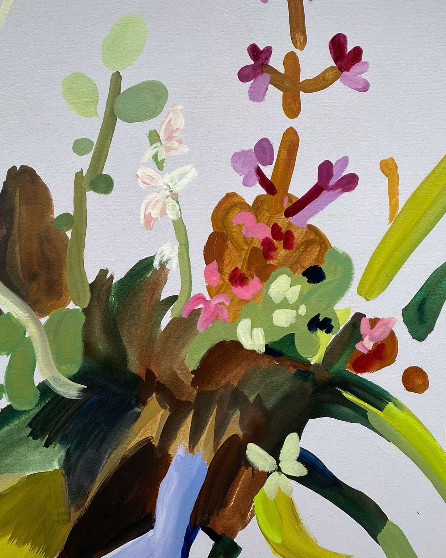 Unruly Posy - Original Framed Oil Painting on Canvas