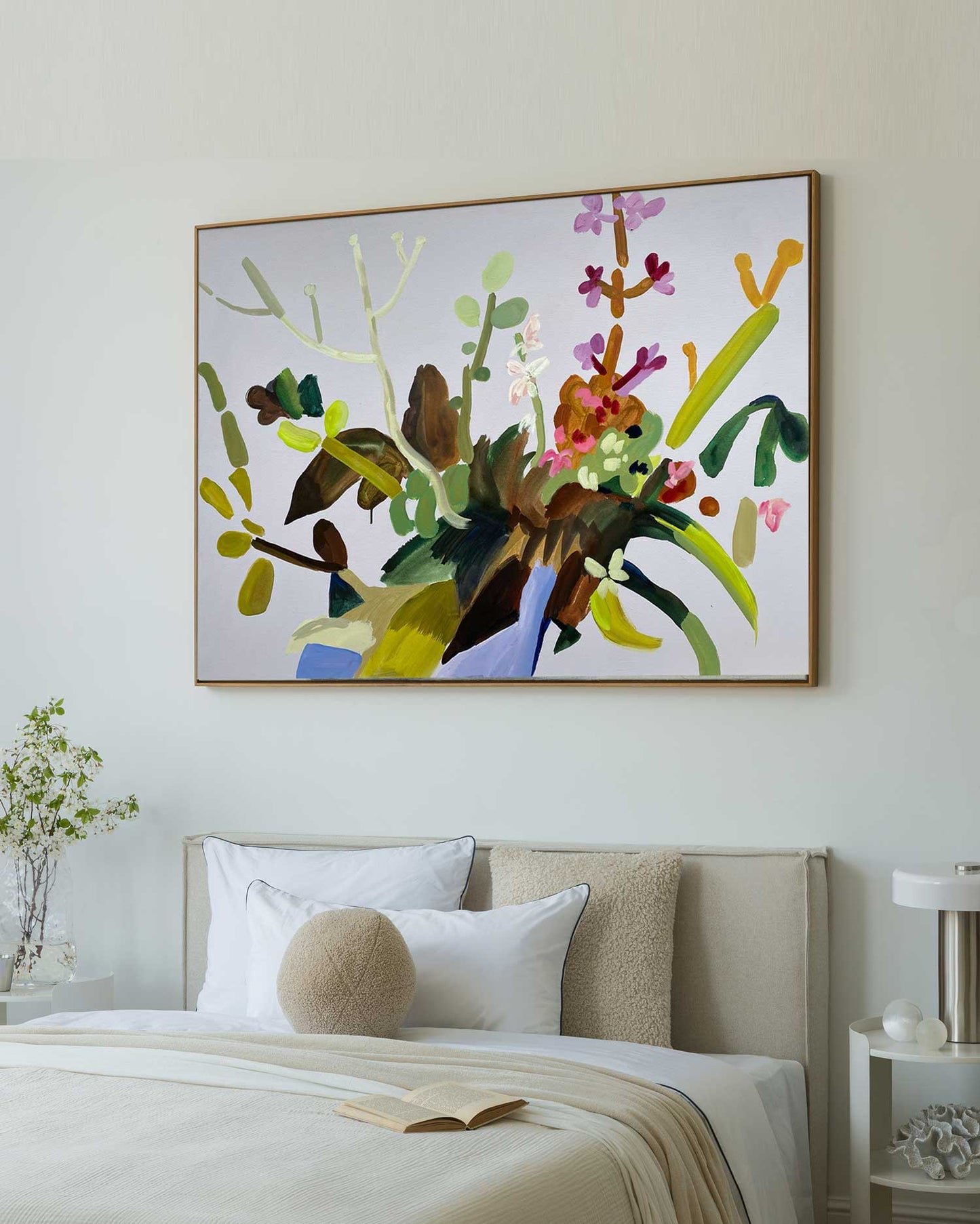 Unruly Posy - Original Framed Oil Painting on Canvas