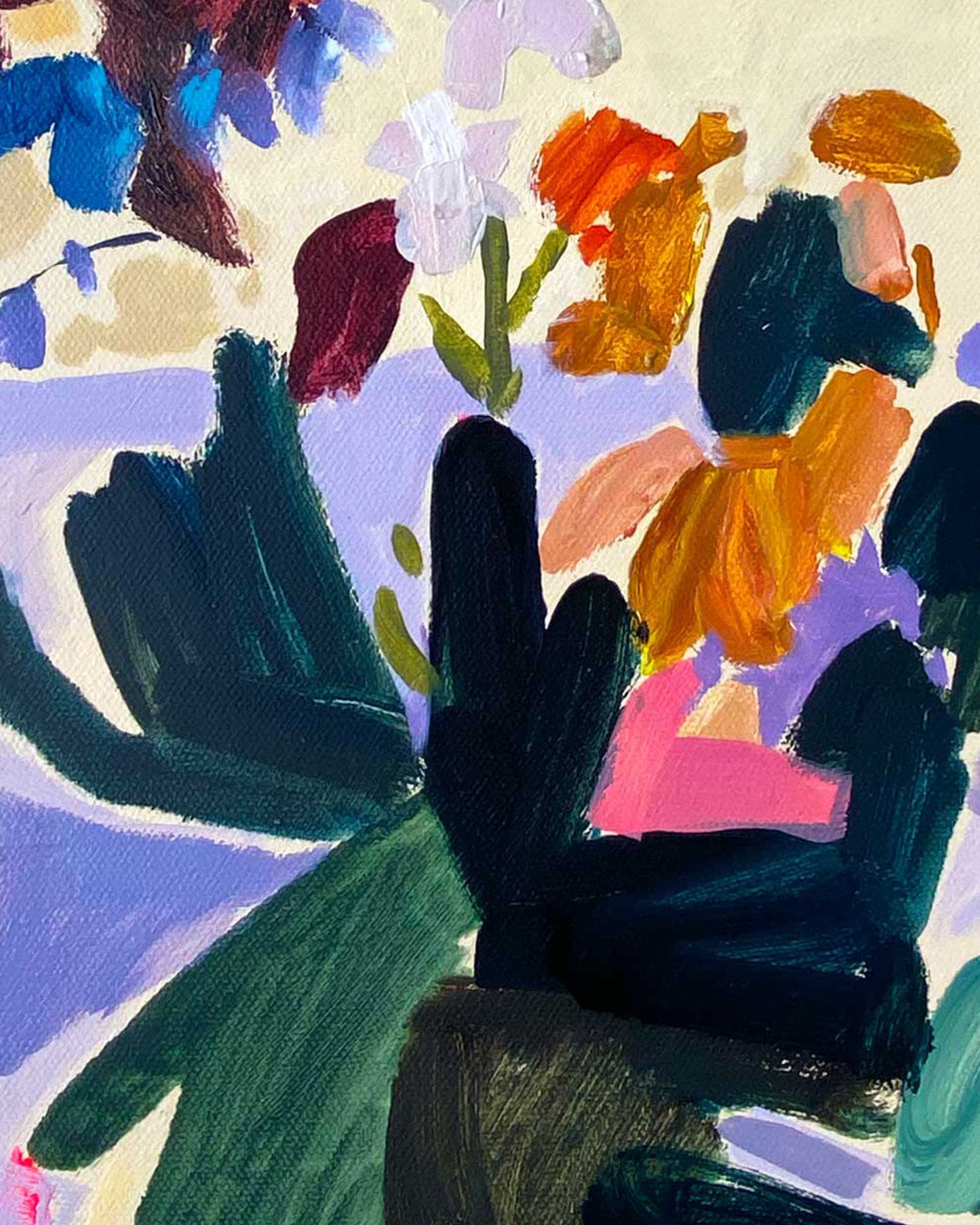 Flowerbomb- Original Oil Painting on Canvas
