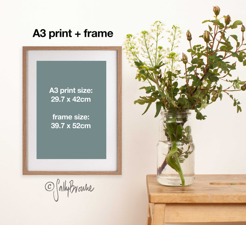 Indigo Cockatoos & Banksia Pines, Limited Edition Signed Fine Art print