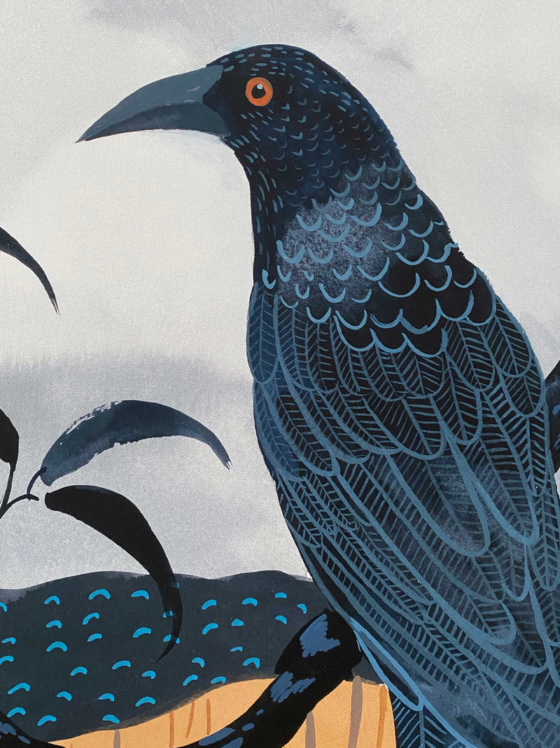 Currawongs at the Billabong, Limited Edition Signed Fine Art Print