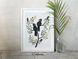 Black Cockatoos and Coastal Banksia, Limited Edition Signed Fine Art Print
