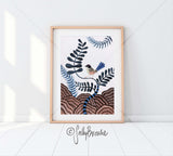 Purple Crowned Fairy Wren, Limited Edition Signed Fine Art Print