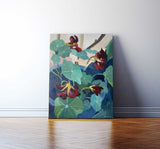 Sybilla’s Nasturtiums - Original oil painting on Linen.