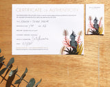 Proteas in Glass Jar Limited Edition Signed Fine Art Print
