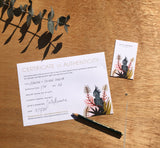 Kawaii Fairy Wren and Stephania, Limited Edition Signed Fine Art Print