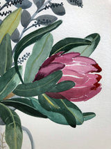 Proteas in Glass Jar Limited Edition Signed Fine Art Print