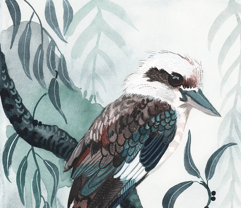 Kookaburra Rain, Limited Edition Signed Fine Art Print